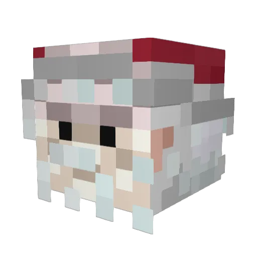 Ghostchild76 Minecraft avatar head, 3D render