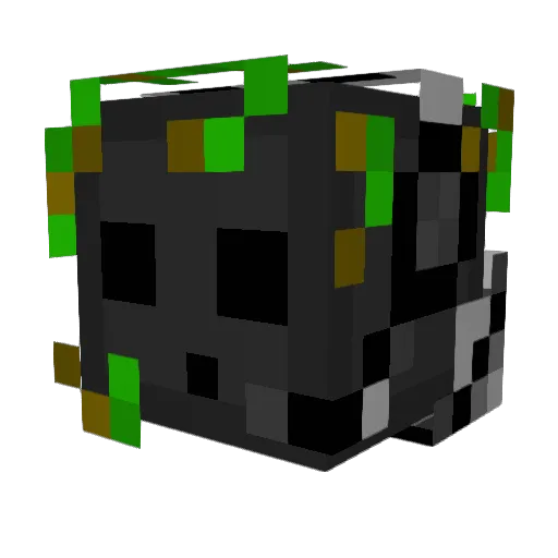 GhostedVoid Minecraft avatar head, 3D render
