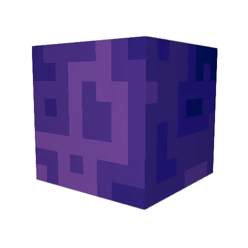 Ghostifique Minecraft avatar head, 3D render