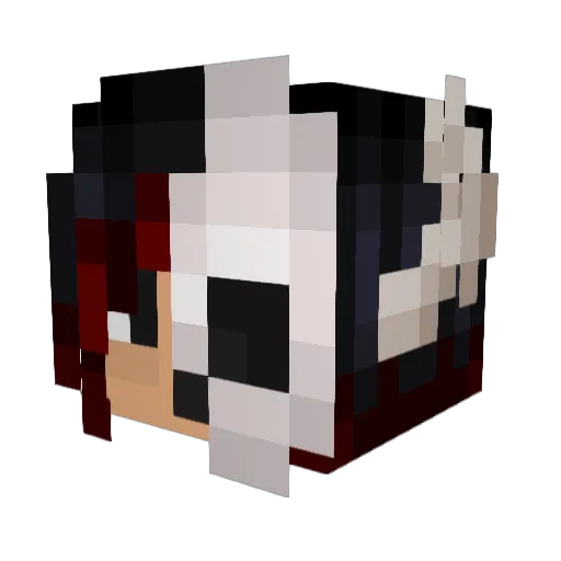 GhostinLightning Minecraft avatar head, 3D render
