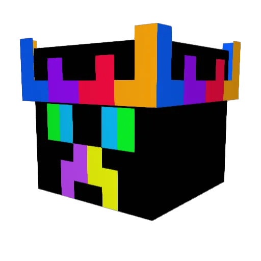 Ghostly227 Minecraft avatar head, 3D render