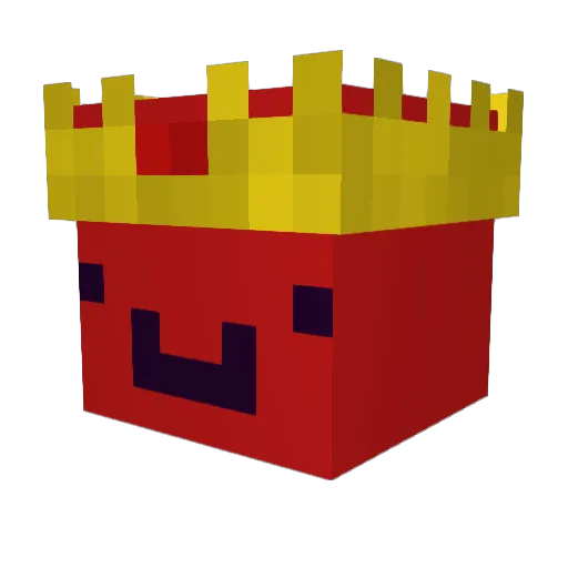 GhostlyHox Minecraft avatar head, 3D render
