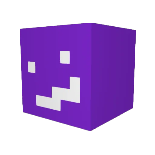 GhostlyIsXD Minecraft avatar head, 3D render