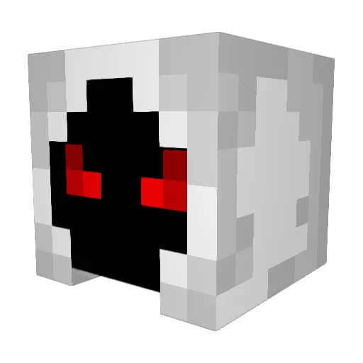 GhostlyPr Minecraft avatar head, 3D render