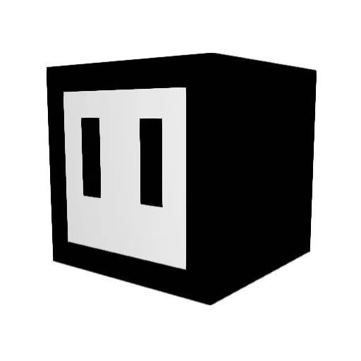 Ghostly_WasTaken Minecraft avatar head, 3D render