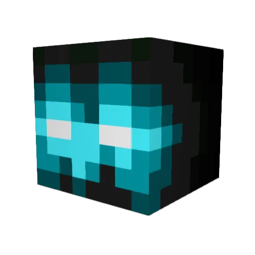 Ghostmanta28 Minecraft avatar head, 3D render