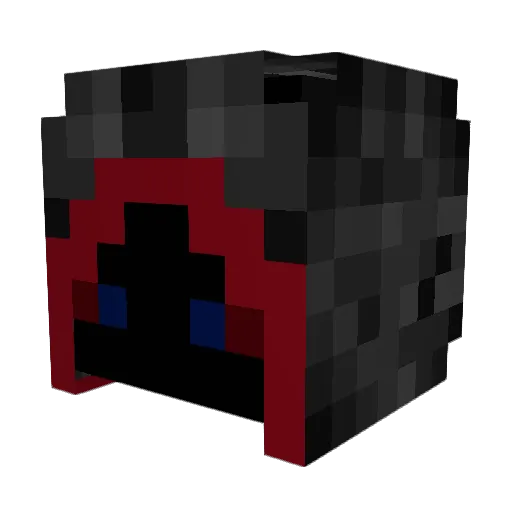 GhostofKorelia Minecraft avatar head, 3D render