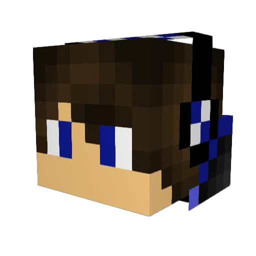 Ghostrecon24 Minecraft avatar head, 3D render