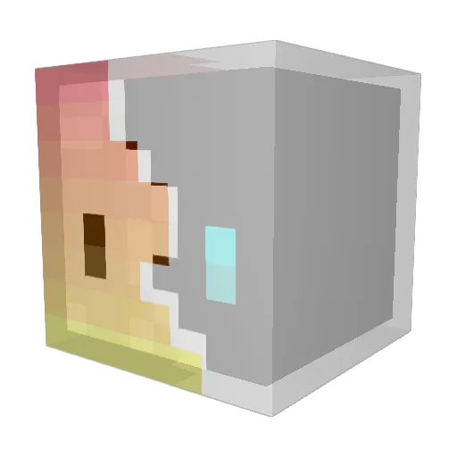 Ghostrider1109 Minecraft avatar head, 3D render