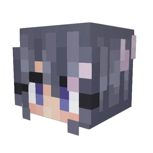 Ghostrider120 Minecraft avatar head, 3D render