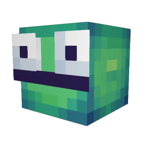GhostriderStudio Minecraft avatar head, 3D render