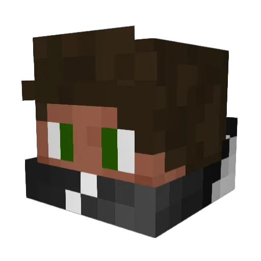 Ghostryder73018 Minecraft avatar head, 3D render