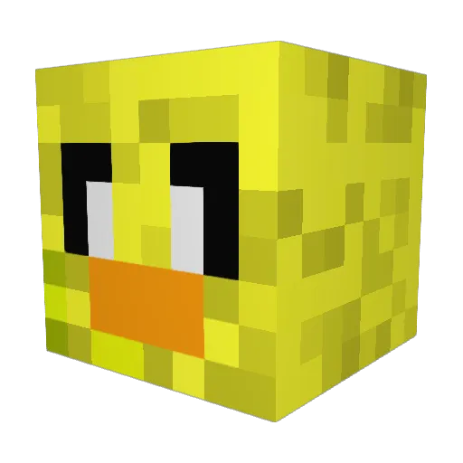 Ghostryder810 Minecraft avatar head, 3D render