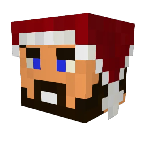 Ghostslayer86 Minecraft avatar head, 3D render