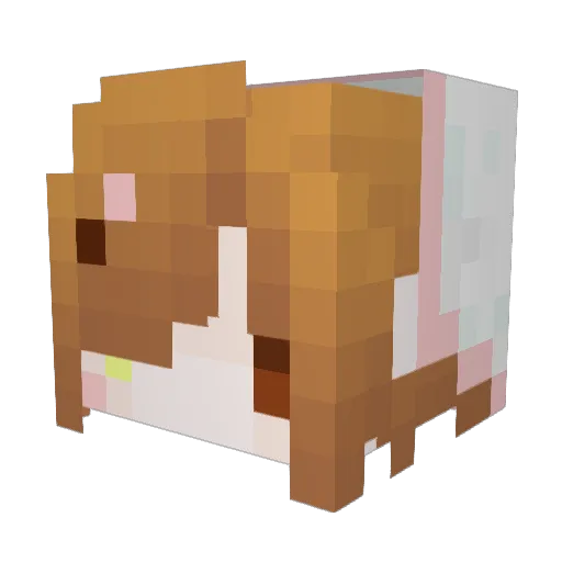 Ghostt0104 Minecraft avatar head, 3D render