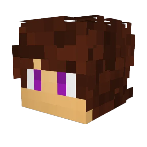 Ghostwalker1138 Minecraft avatar head, 3D render