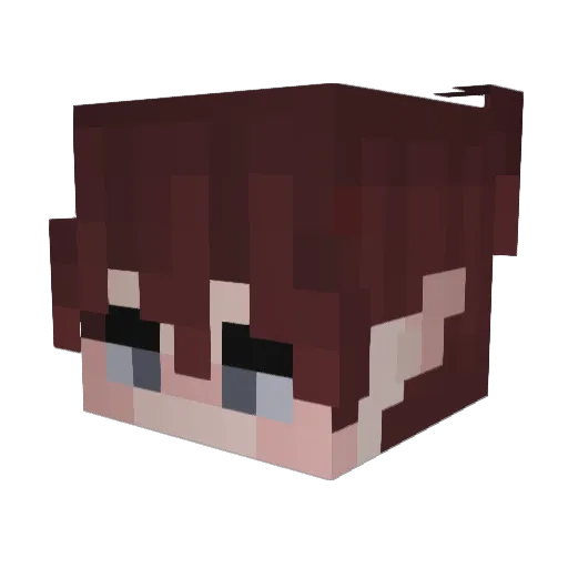 GhostyToastyyy Minecraft avatar head, 3D render