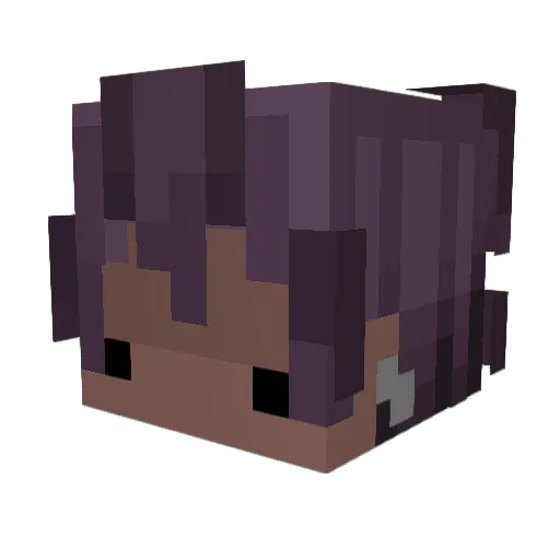 Ghosty_0021 Minecraft avatar head, 3D render