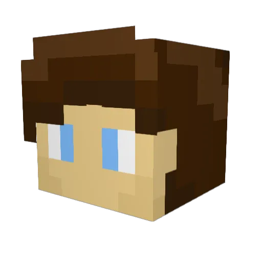 Ghosty_505 Minecraft avatar head, 3D render