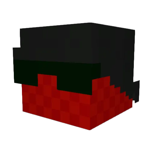 Ghosty_Esh Minecraft avatar head, 3D render