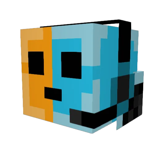 GhotatoKhamb Minecraft avatar head, 3D render