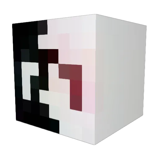 Ghoul380 Minecraft avatar head, 3D render