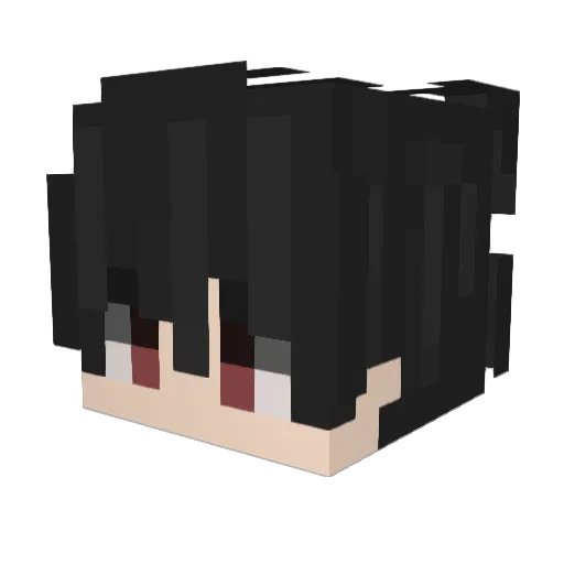 GhoulElanion Minecraft avatar head, 3D render
