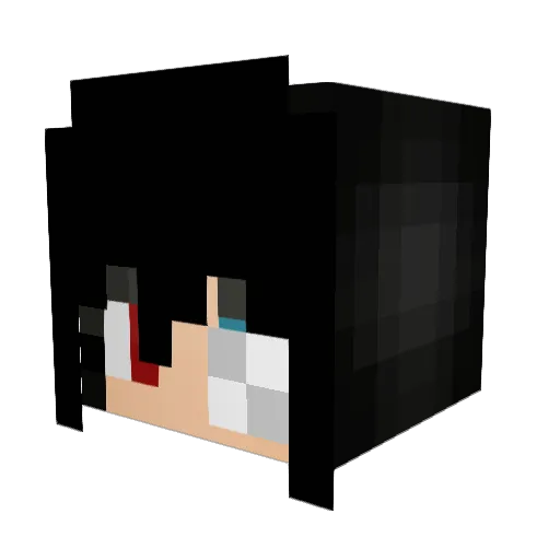 Ghoul_Tekk Minecraft avatar head, 3D render