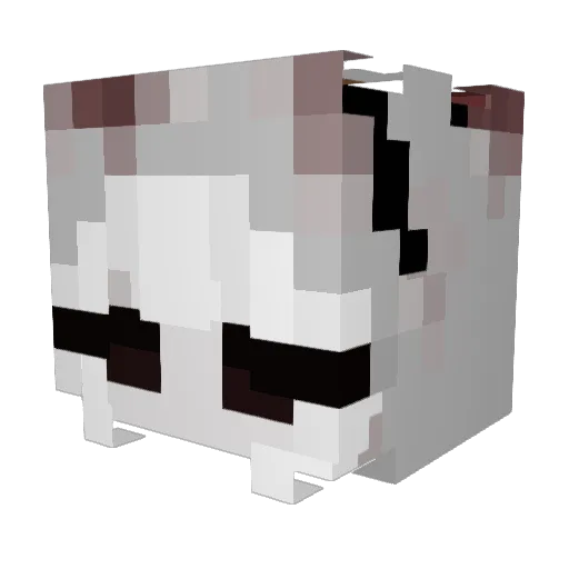 Minecraft-Avatar von Ghouliness: Kopf als 3D-Render