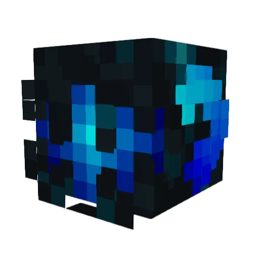 Ghoulish_G Minecraft avatar head, 3D render