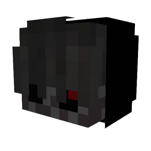Ghoulzz_9 Minecraft avatar head, 3D render
