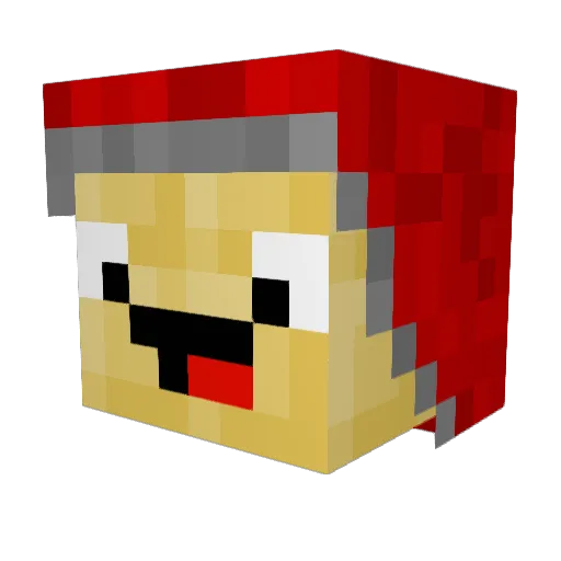 GhozZZ29 Minecraft avatar head, 3D render