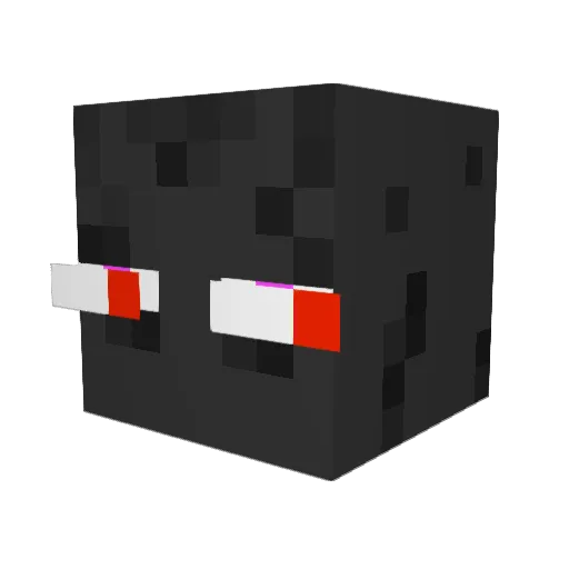 Ghrazul Minecraft avatar head, 3D render