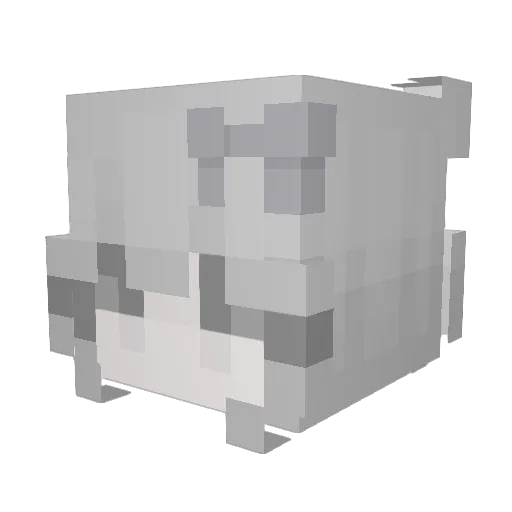 Ghumao Minecraft avatar head, 3D render