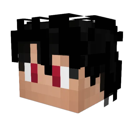 Ghx7 Minecraft avatar head, 3D render