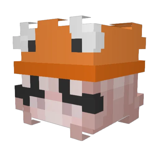 GhxstSwift Minecraft avatar head, 3D render
