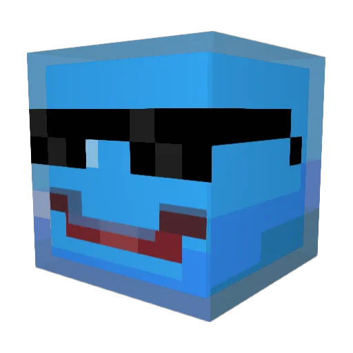 Ghyla_ Minecraft avatar head, 3D render