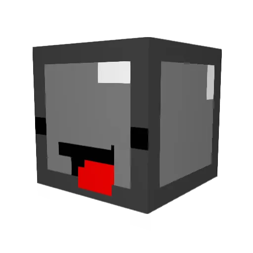 Gi4rd Minecraft avatar head, 3D render