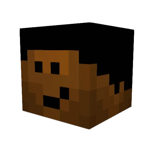 GiGaBoWSEr2910 Minecraft avatar head, 3D render