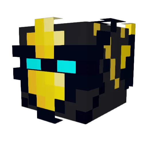 GiPer_ Minecraft avatar head, 3D render