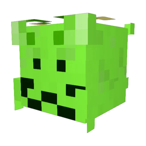 GiRxD Minecraft avatar head, 3D render