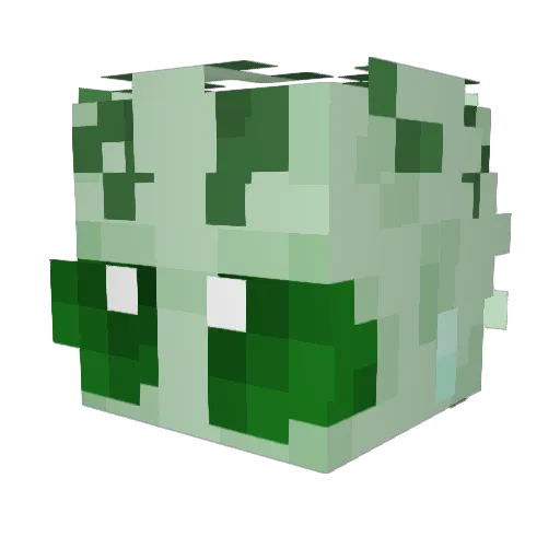 GiYuuMei Minecraft avatar head, 3D render