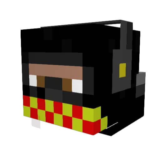 GiaDan23 Minecraft avatar head, 3D render
