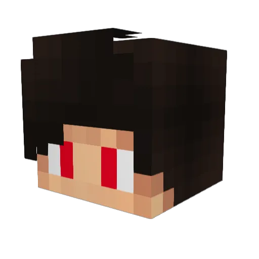 GiaNgja Minecraft avatar head, 3D render