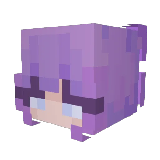 GiaVader Minecraft avatar head, 3D render