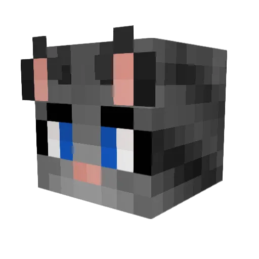 Giada3005 Minecraft avatar head, 3D render