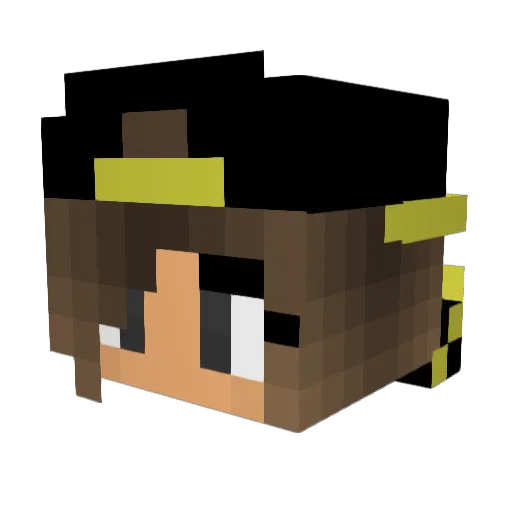 Giadi2007 Minecraft avatar head, 3D render