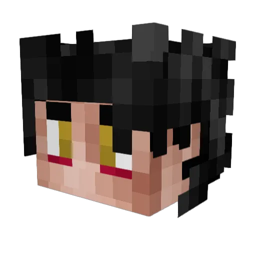 Giambru22 Minecraft avatar head, 3D render