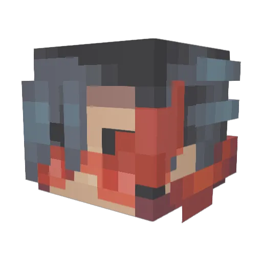 Gian0_0 Minecraft avatar head, 3D render