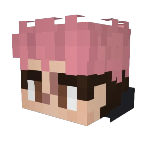 GianCh7 Minecraft avatar head, 3D render